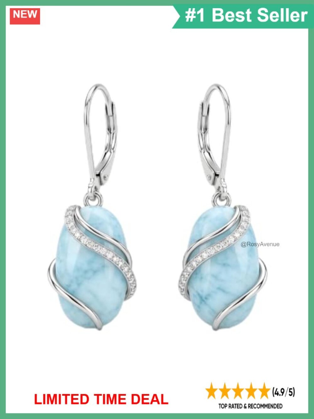925 Sterling Silver Opal Drop Dangle Earrings for Women Fine Jewelry Gift